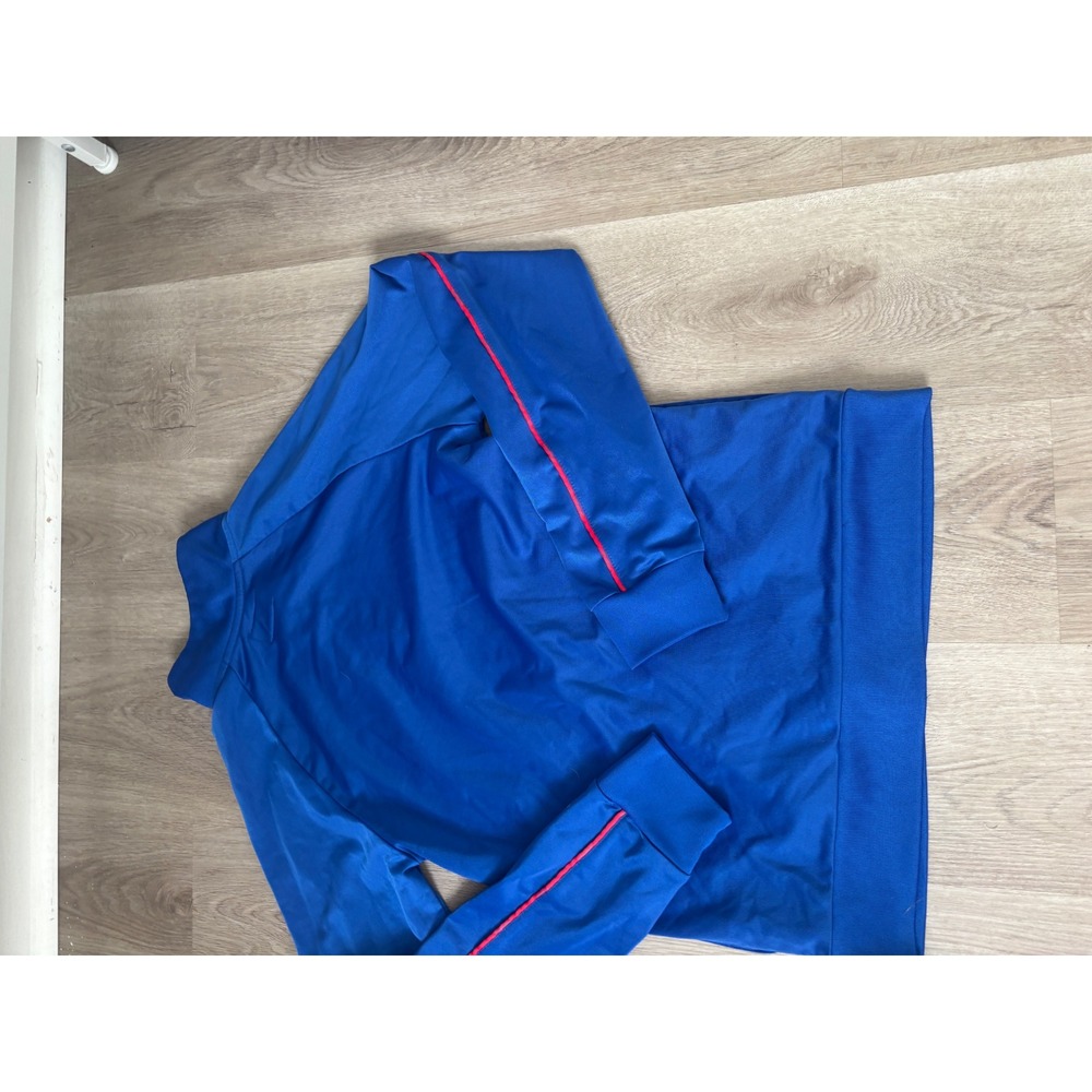 Converse All Star Track Jacket Boys XL Blue Full Zip Raglan Sleeve Sportswear - Picture 4 of 6